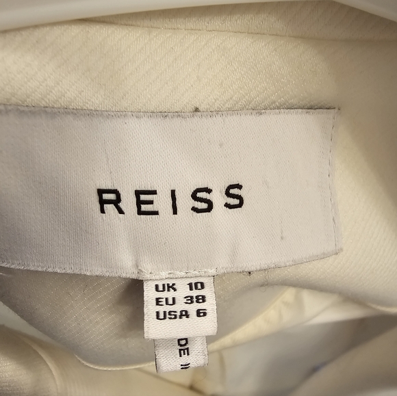 Reiss Slightly Oversized Ivory Blazer, 6 - Picture 4 of 5